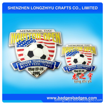 Metal Soccer Pin Badges (LZY-000063)